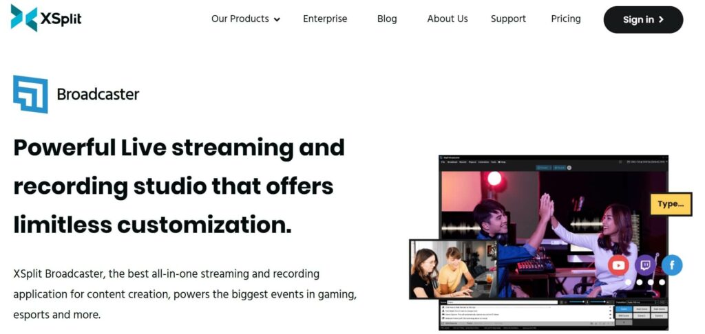 XSplit Brodcaster