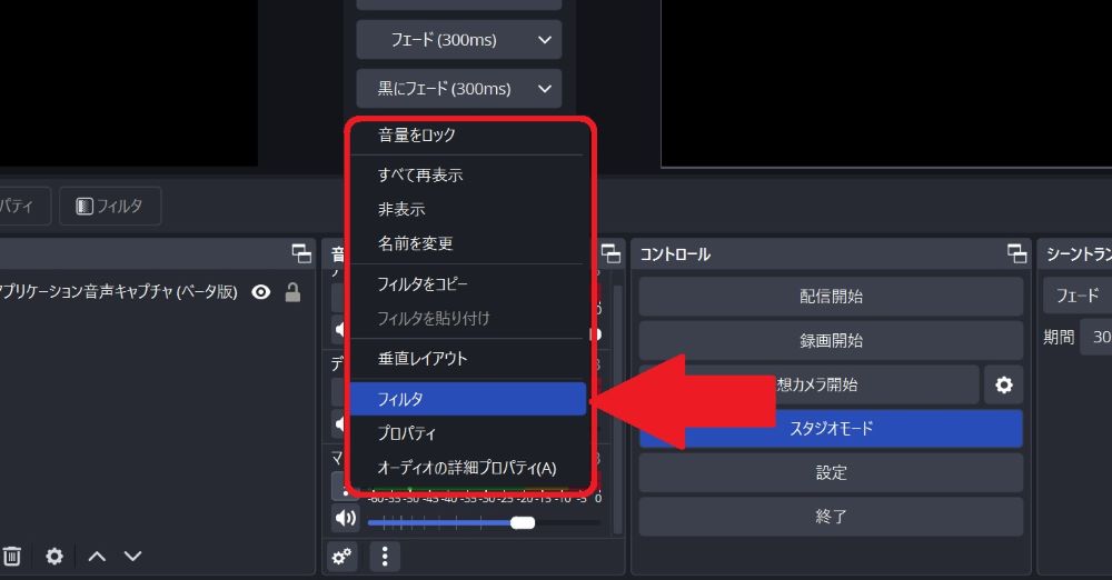 音声フィルタ２