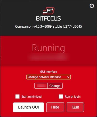 obs websocket Companion起動