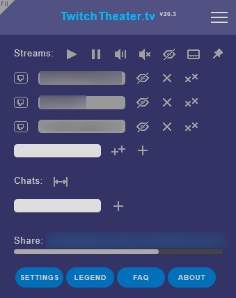 twitch 複数窓　TwitchTheater.tv　配信の並び