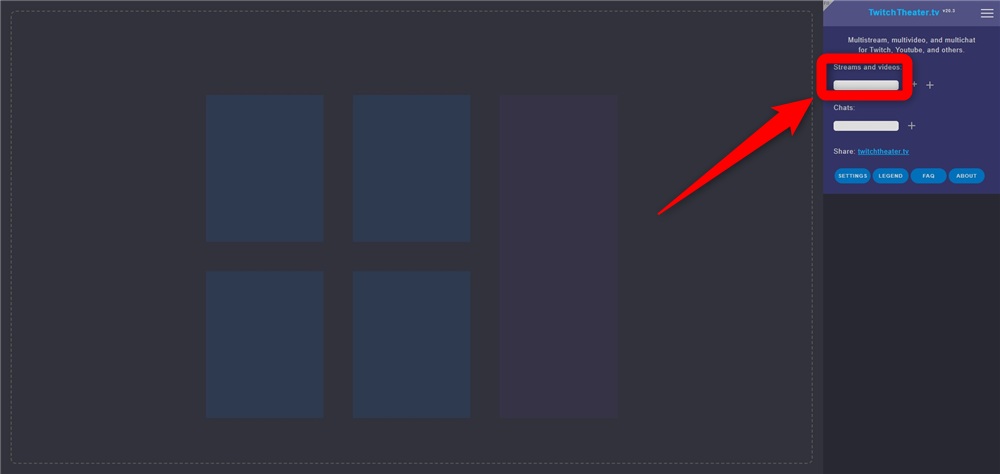 twitch 複数窓　TwitchTheater.tv　URL入力