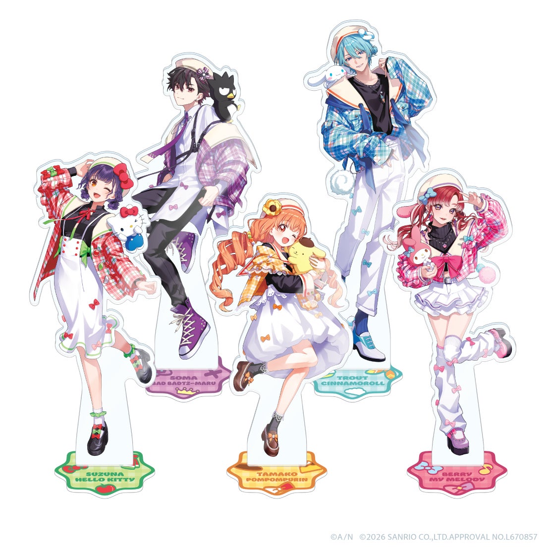 Speciale×サンリオキャラクターズ アクリルスタンド全5種