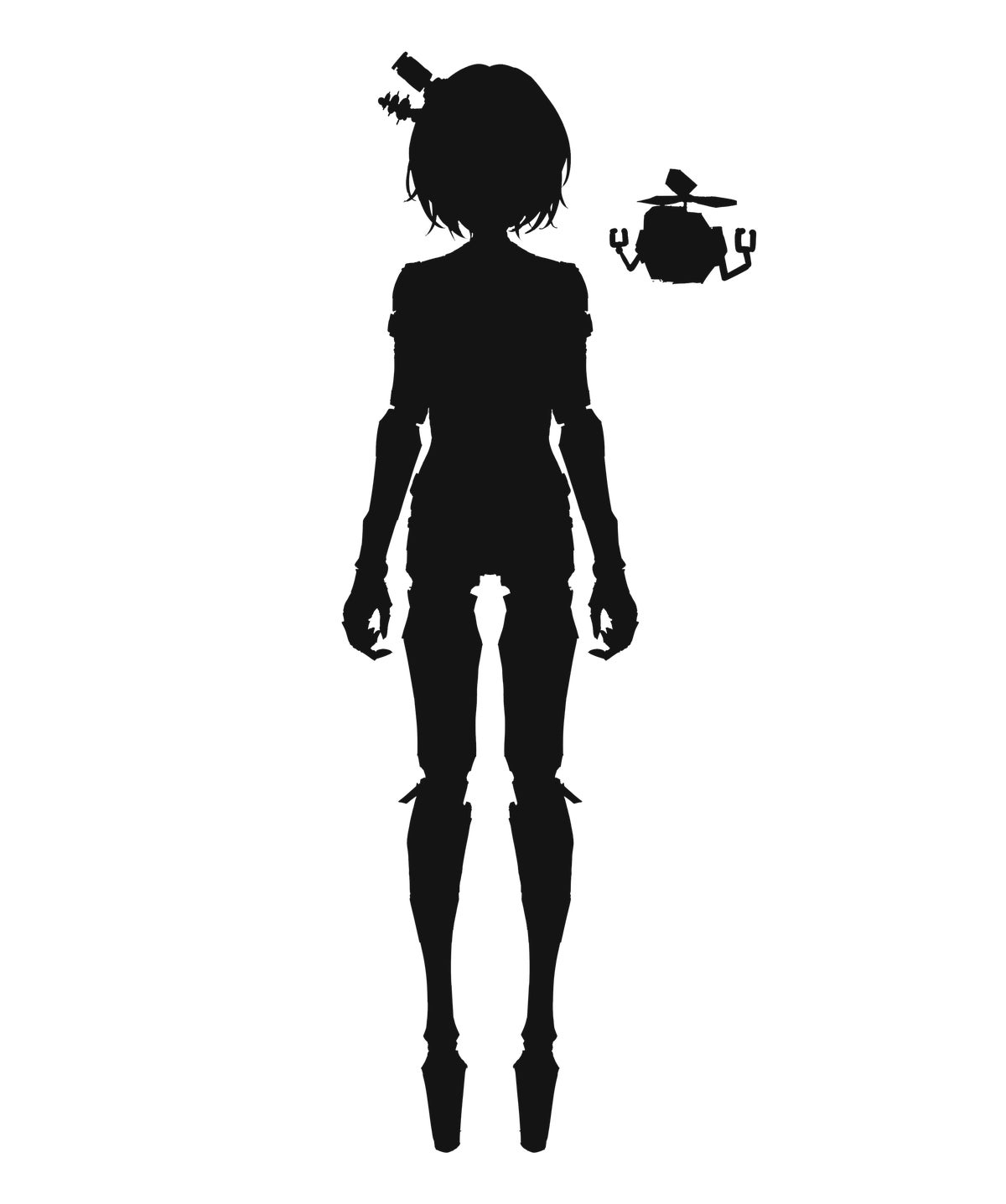 ぴかまる NS-PT01のシルエットビジュアル