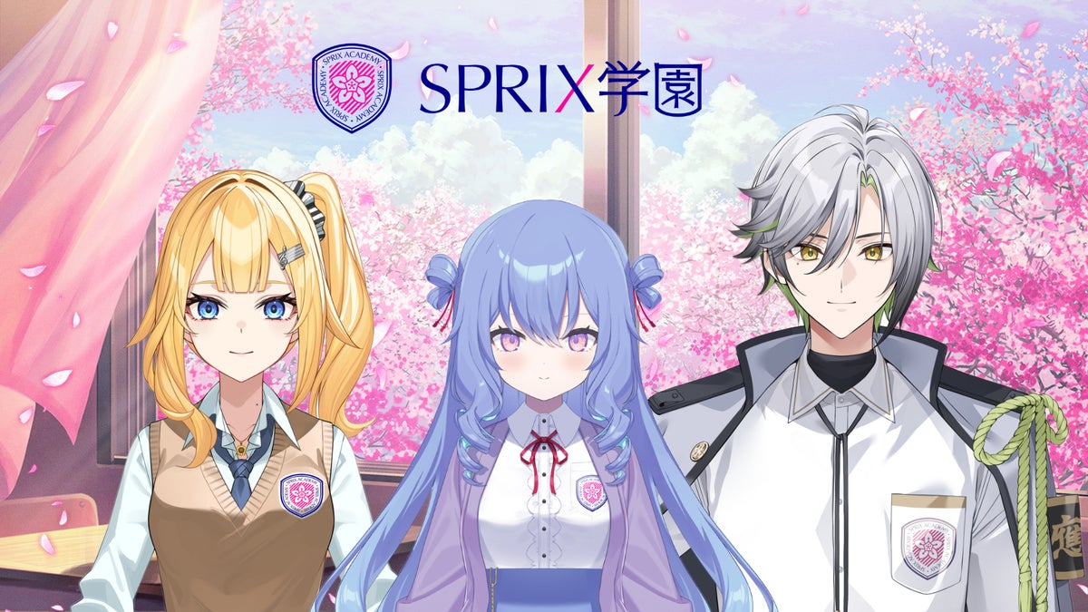 SPRIX学園 2期生3名のキービジュアル