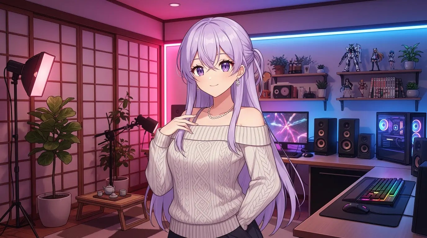 VTuber・配信者向け制作環境のイメージ
