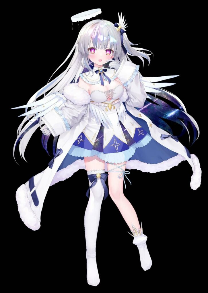 番組に出演するVTuberのキャラクタービジュアル