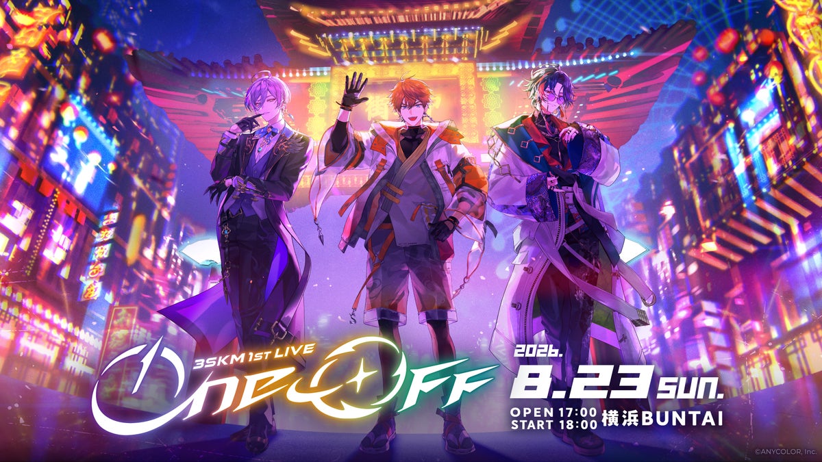 3SKM 1st LIVE One-Off キービジュアル