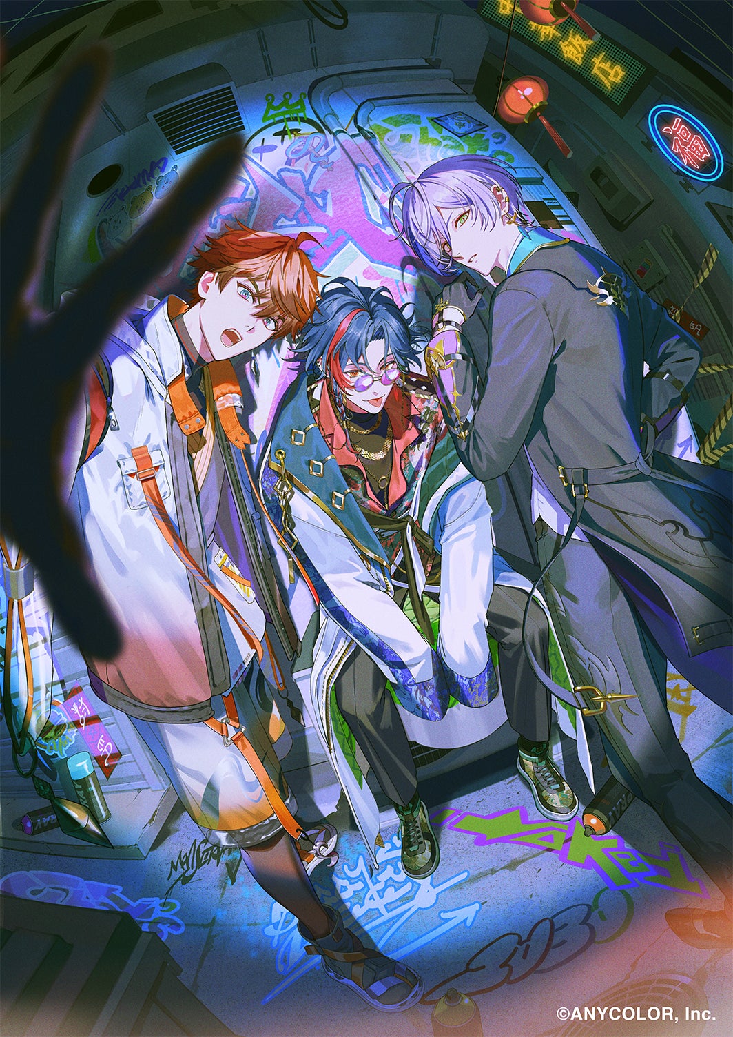 3SKMメンバービジュアル(北見遊征・魁星・榊ネス)