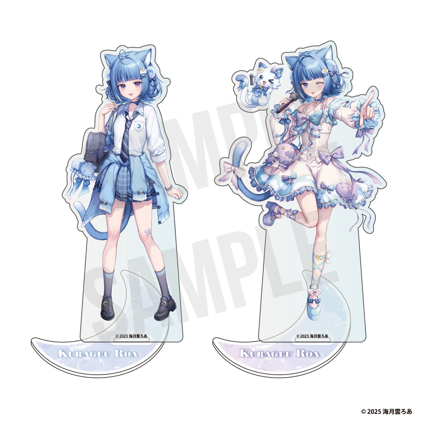 海月雲ろあ×ROUND1コラボ アクリルスタンド