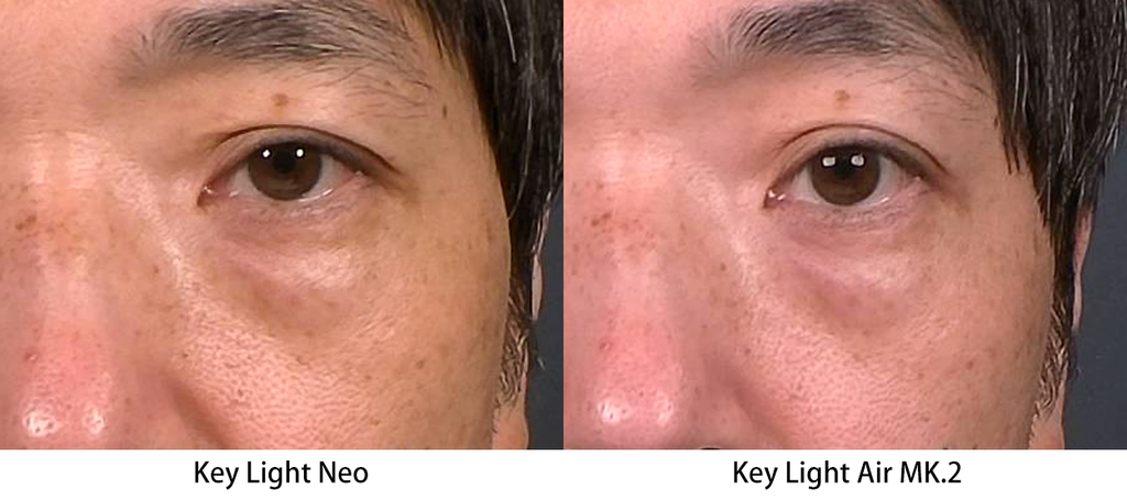Key Light NeoとKey Light Air MK.2の照明比較