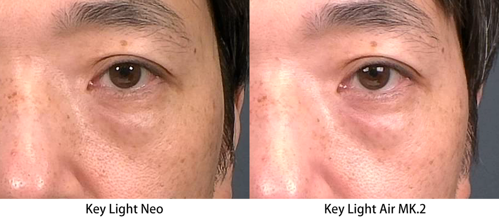 外光が混ざる環境でのKey Light NeoとKey Light Air MK.2の比較