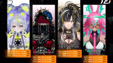 IZIGENIA新メンバー4名のデビュースケジュール告知ビジュアル